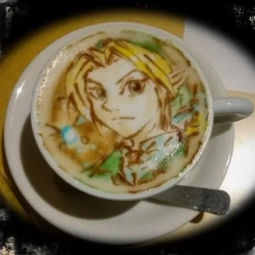 Incredible Legend of Zelda Latte Art