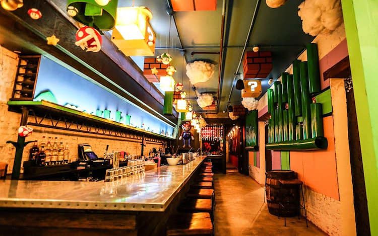 Epic Super Mario Themed Bar