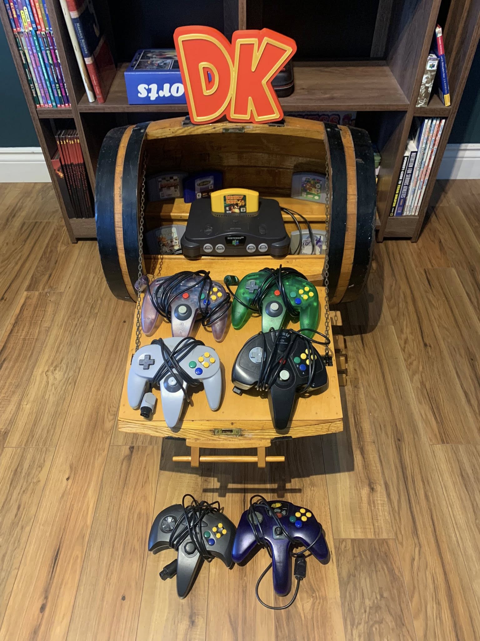 DK Barrel Nintendo 64 Storage Cabinet